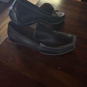 Steve Madden size 10 Novo Black Slip on Loafers Mac toe